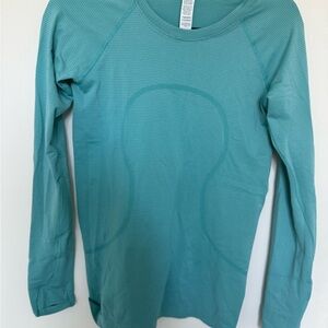 lululemon athletica Teal Long Sleeve Top